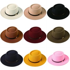 Chapeau Fedora en feutre de