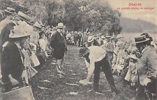 CPA LUXEMBOURG DIEKIRCH LA GRANDE PECHE LE PARTAGE 