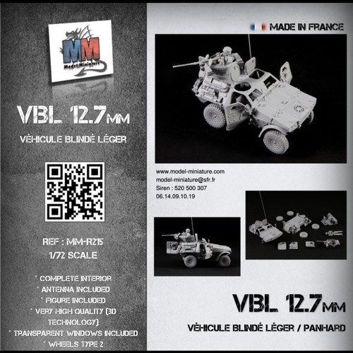Vbl panhard - vbl, (12.7mm