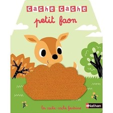 Cache-cache petit faon - Livre matière - éveil - Dès 6 mois