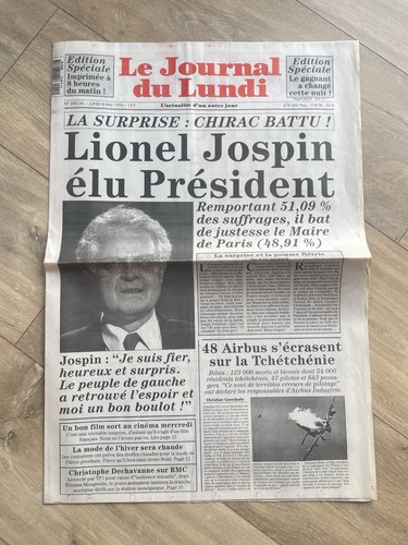 Journal lundi mai 1995 - lundi, 8