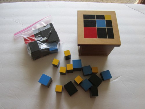 Pre owned wooden cube puzzle - cube,