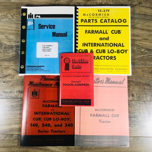 Farmall cub tractor manual - ih,