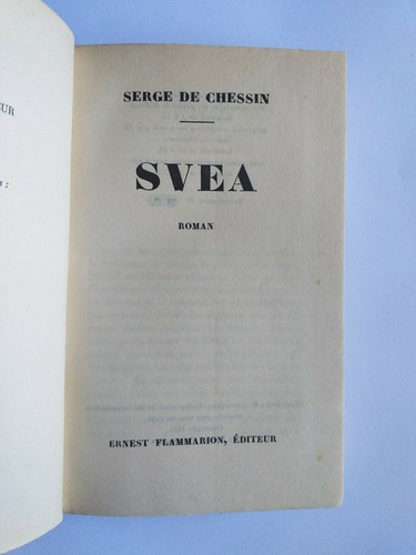 Svea 1931 serge chessin eo - 1931,