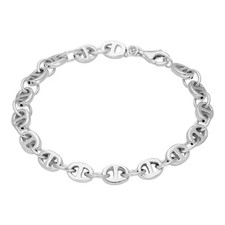 jewellerybox Bracelet chaîne à gros maillons en argent sterling 7 pouces