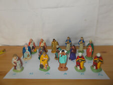 ANCIEN 15 santons de CRÈCHE