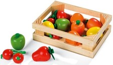 Janod - J05610 - Accessoires de cuisine - Cagette 12 Fruits 