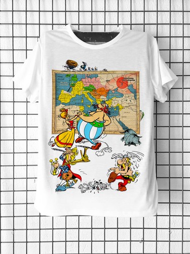 Tee shirt asterix idefix - tee-shirt,