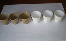 6 petites Tasses café -