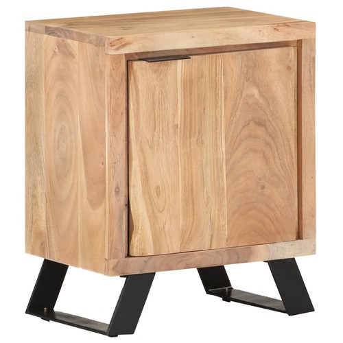 Bois acacia table chevet - de,