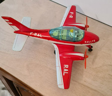 Joustra jouet en tôle anciens "Avion Rallye bimoteur" Année 1960