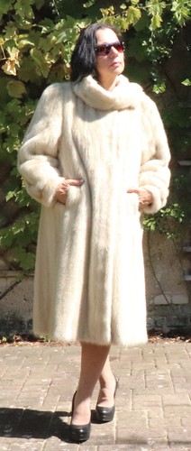 Manteau vison fourrure - manteau, de
