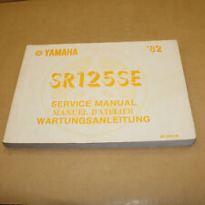 MANUEL REVUE TECHNIQUE D'ATELIER YAMAHA SR 125 SE 1982 -