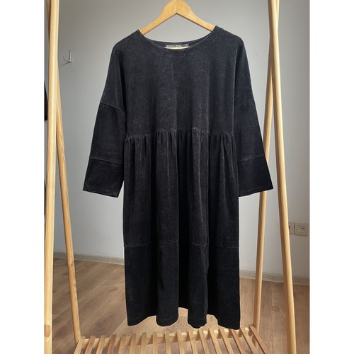 Robe midi velours style - robe, en