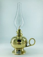 Lucerne Lumière Lampe À Pétrole Laiton Poli Avec Verre Style '700 Vénitien