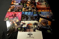 LES TORTUES NINJA 2 ! Ninja Turtles jeu photos cinema lobby cards fantastique 