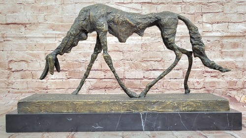 Véritable bronze chien - véritable, statue