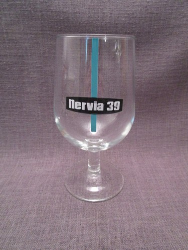 Verre bière publicitaire - a,
