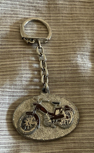 Porte clefs métal mobylette - porte,