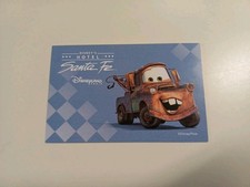 pass Disney Disneyland Carte Visite Conciergerie Hôtel SANTA FE Cars 1 TTB