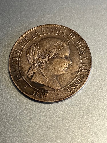 Centimes escudos 1867 - 5, de