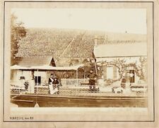 2 PHOTO Photographie: Recto: MAREUIL SUR AY Canal latéral à la Marne Batelier Pé