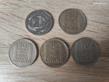 lot de 5 pieces francaises