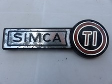 SIMCA TI embleme logo insigne