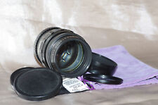 BOKEHS MONSTER objectif 135mm f2,8 PENTACON M42 bouchons-pare-soleil-housse TBE