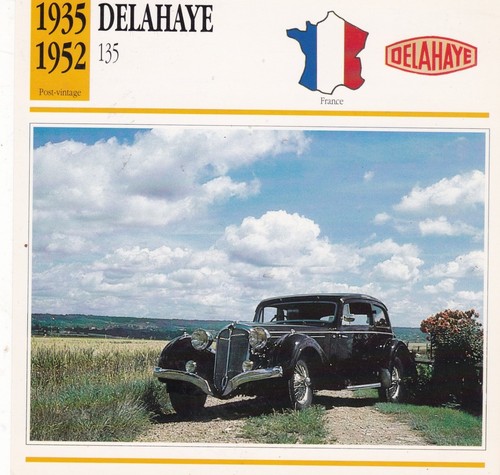 Delahaye 135 france 1935 52 - 135, 1935/52