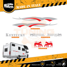Décalcomanies adhésif Campeur Kentucky-Camp - S