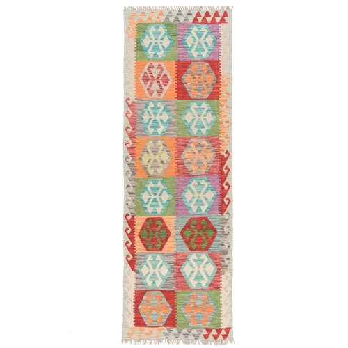 Kilim afghan 242x77 tissés - afghan, cm