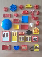 GROS LOT DE PIECES LEGO TRES ANCIENNES : DUPLO, LEGOLAND, FABULAND