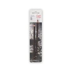 2 Crayons Pastel Noir - Conté