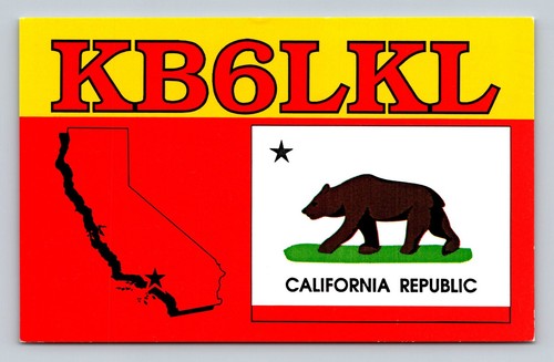 Ham radio qsl kb6lkl - ham,
