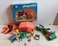 Lot playmobil exploration Ngorongoro 3413 neuf boite origine + 3532 complet jeep