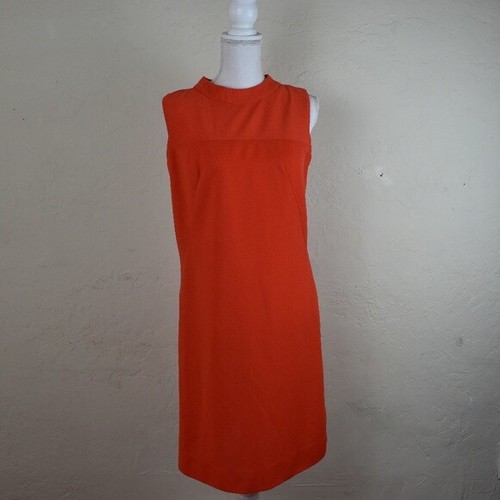 Vintage orange sleeveless - orange,