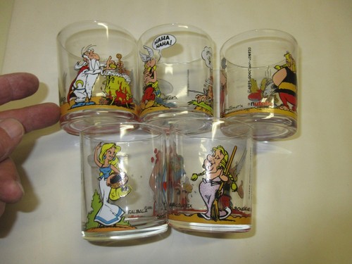 Lot verres asterix - de,