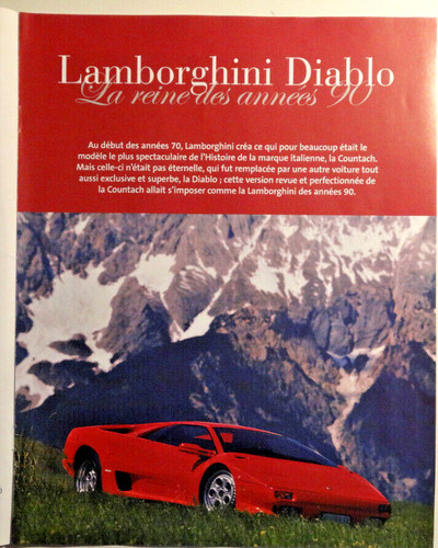 Fascicule lamborghini diablo - fascicule,