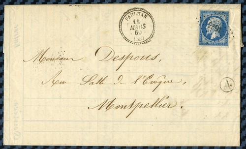 Napoléon lettre de - yt#14,