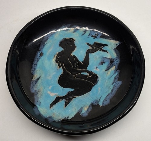 Rare assiette creuse signée - assiette,
