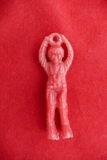 Ancien jouet de bazar Parachutiste à lancer - En plastique - Pas de parachute