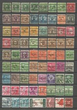 ETATS UNIS : PRECANCELS  : MARYLAND : 71 Timbres différents