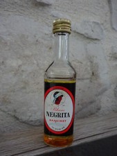 Mignonnette bouteille Rhum Negrita Bardinet  3 cl   non ouvert