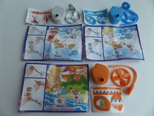 SERIE TT COMPLETE KINDER : 3 HELICES SPORTS + 3 BPZ et Autocollants (2007/2008)