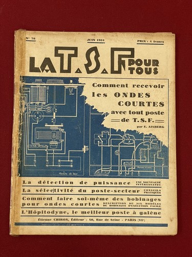 Revue magazine livre ancien - magazine, la