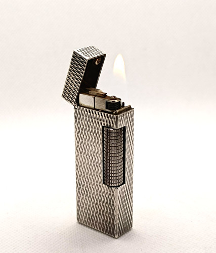 Briquet dunhill argenté - briquet,