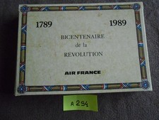 ♣️ Ancien jeu de cartes : Coffret 2 jeux Bicentenair de la Révolution Air France