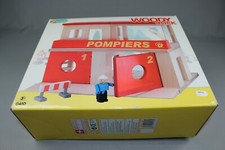 ZB732 Janod Jeu Jouet 0410 Woody Click Pompiers Caserne Fire Station Enfant