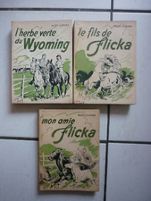 MARY O HARA /  FLICKA  /  3  VOLUMES /   1950 / TIRAGE ALFA   A 3000  EX